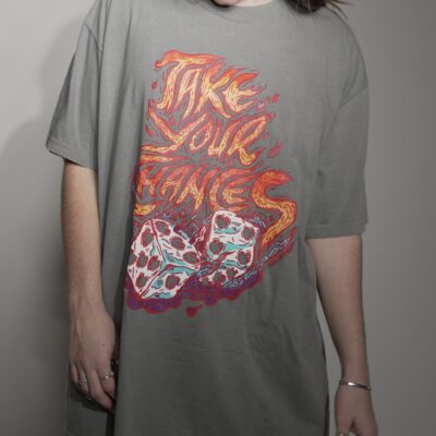 Take Your Chances Tee in Grey by I AM IMPERIAL